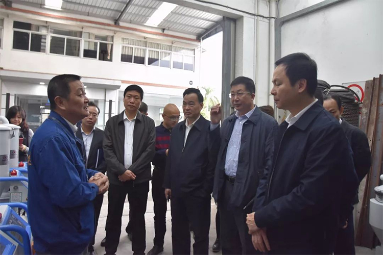 汕頭市委常委、常務(wù)副市長(zhǎng)李耿堅(jiān)一行前往我司調(diào)研指導(dǎo)