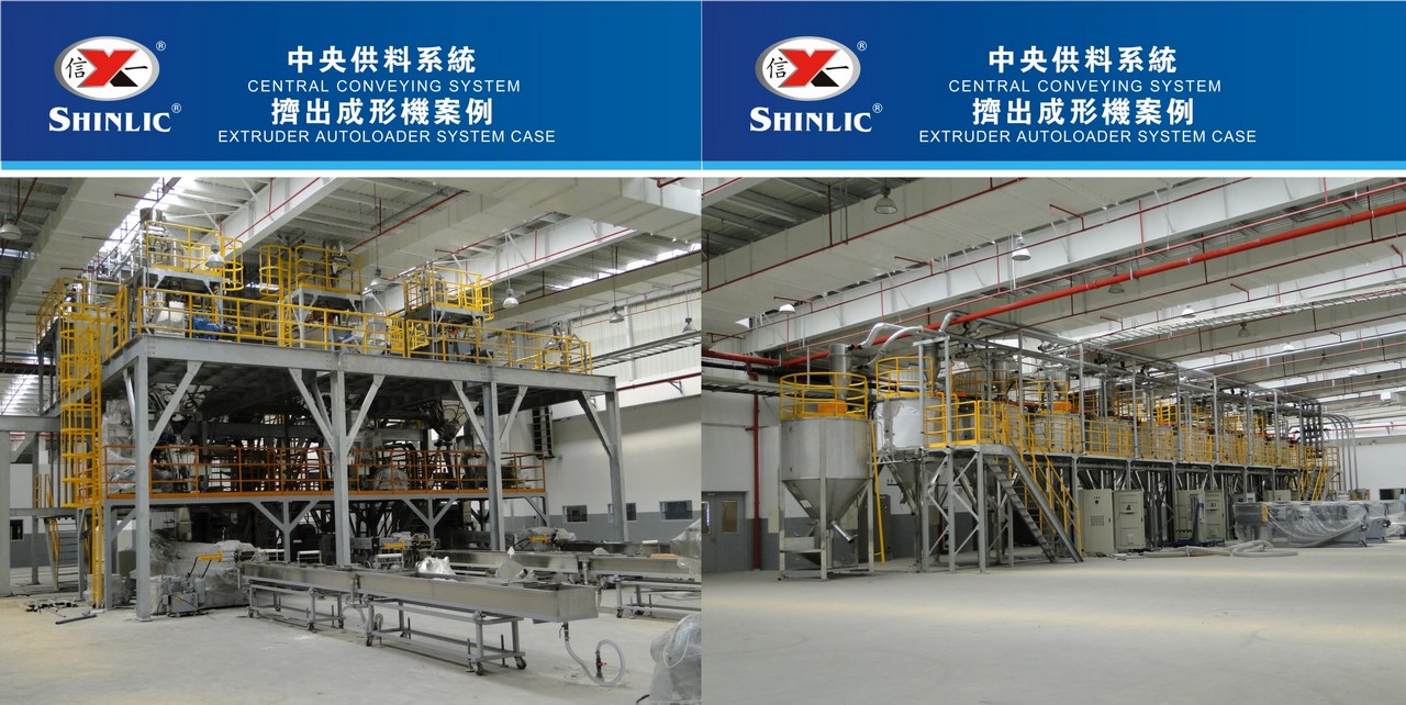 中央供料系統(tǒng) — 大型擠出成形機(jī)案例